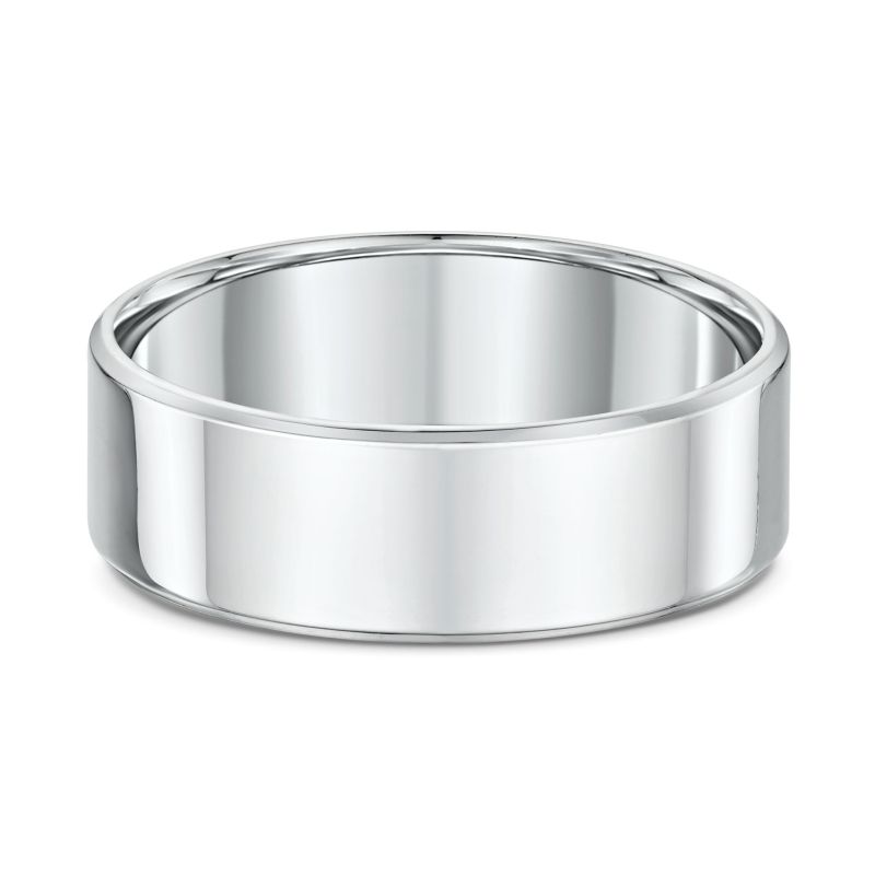 Classic Flat Bevel Men's Ring