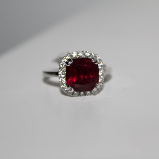 Rubellite Ring