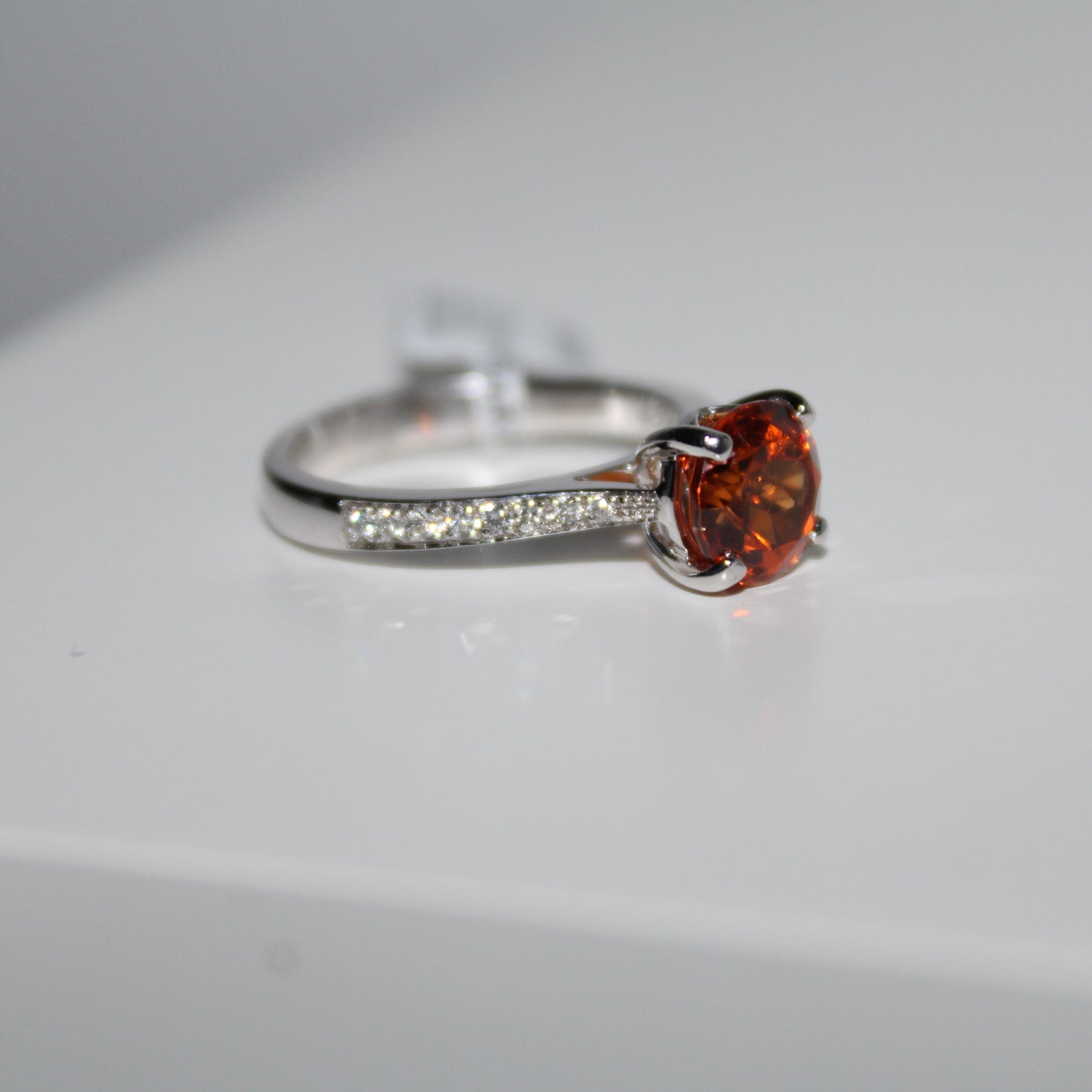 Mandarin Garnet Ring