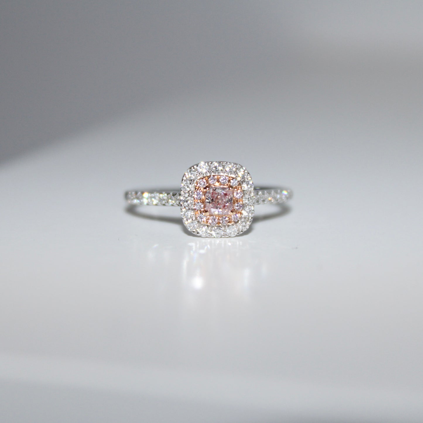 Pink Diamond Ring