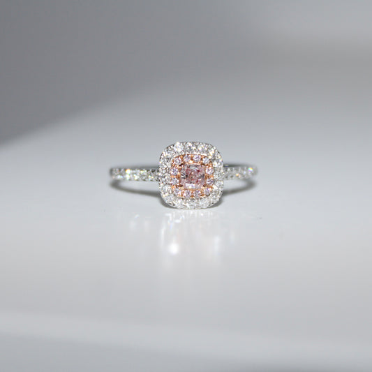 Pink Diamond Ring