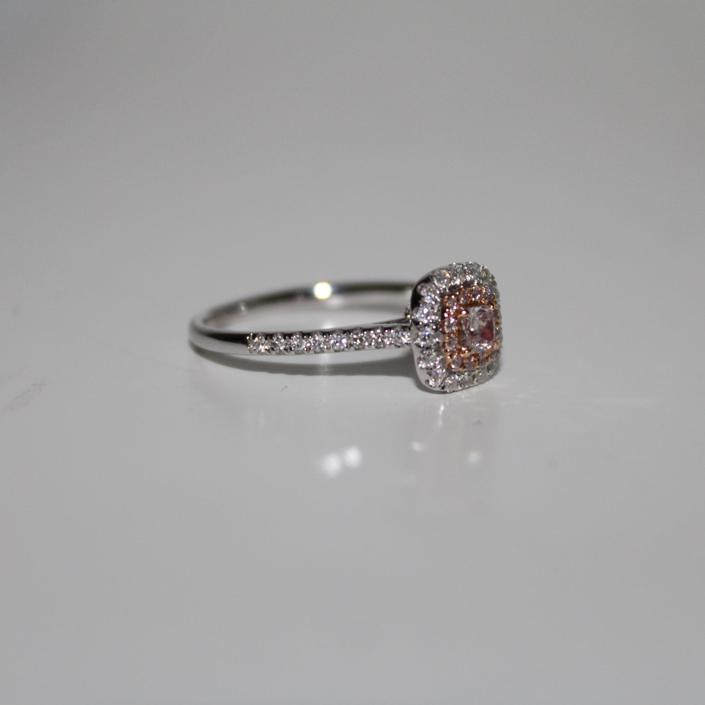 Pink Diamond Ring