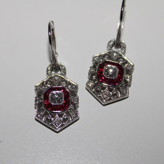 Ruby Earrings