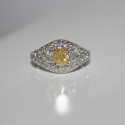 Yellow Diamond Ring