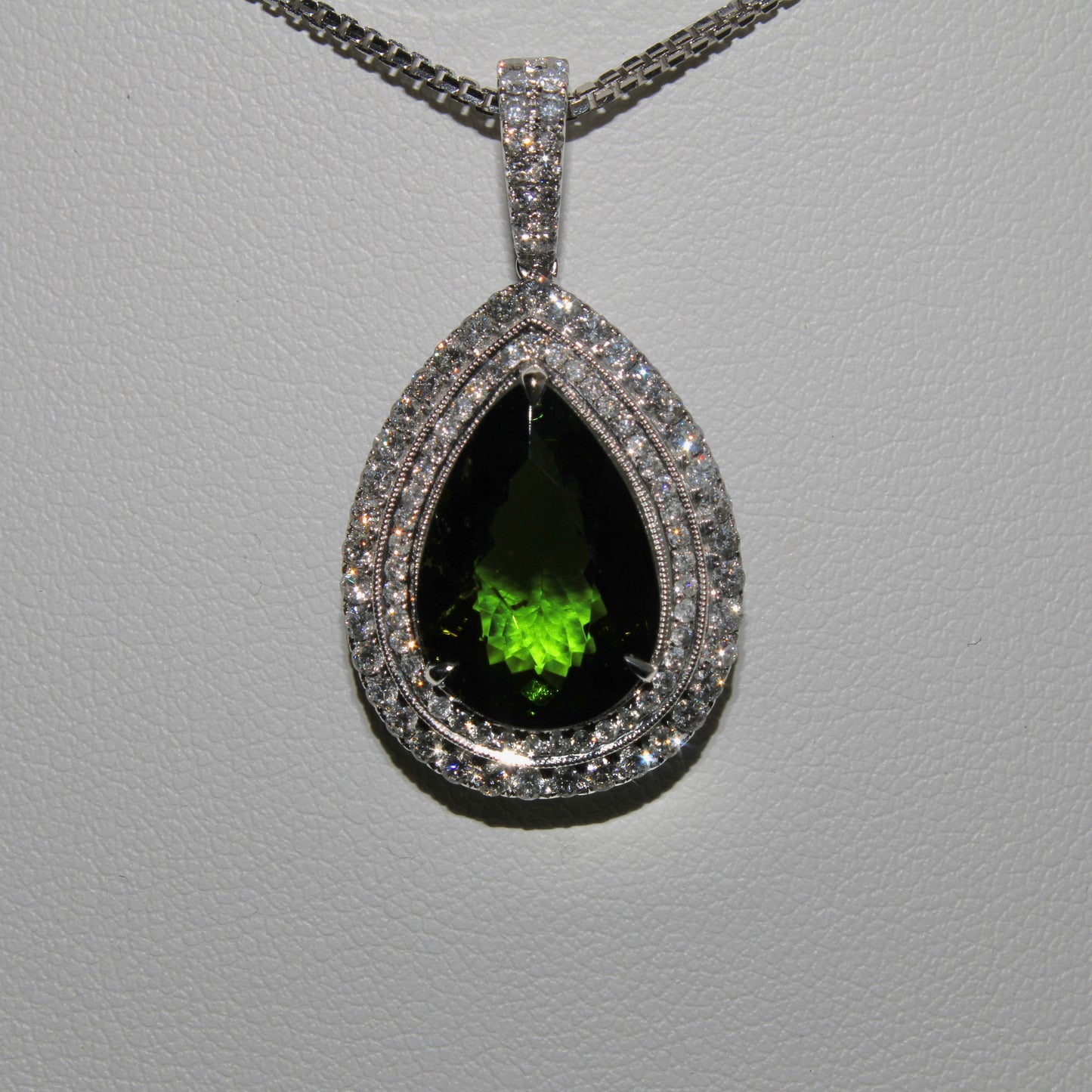 Green Tourmaline Pendant