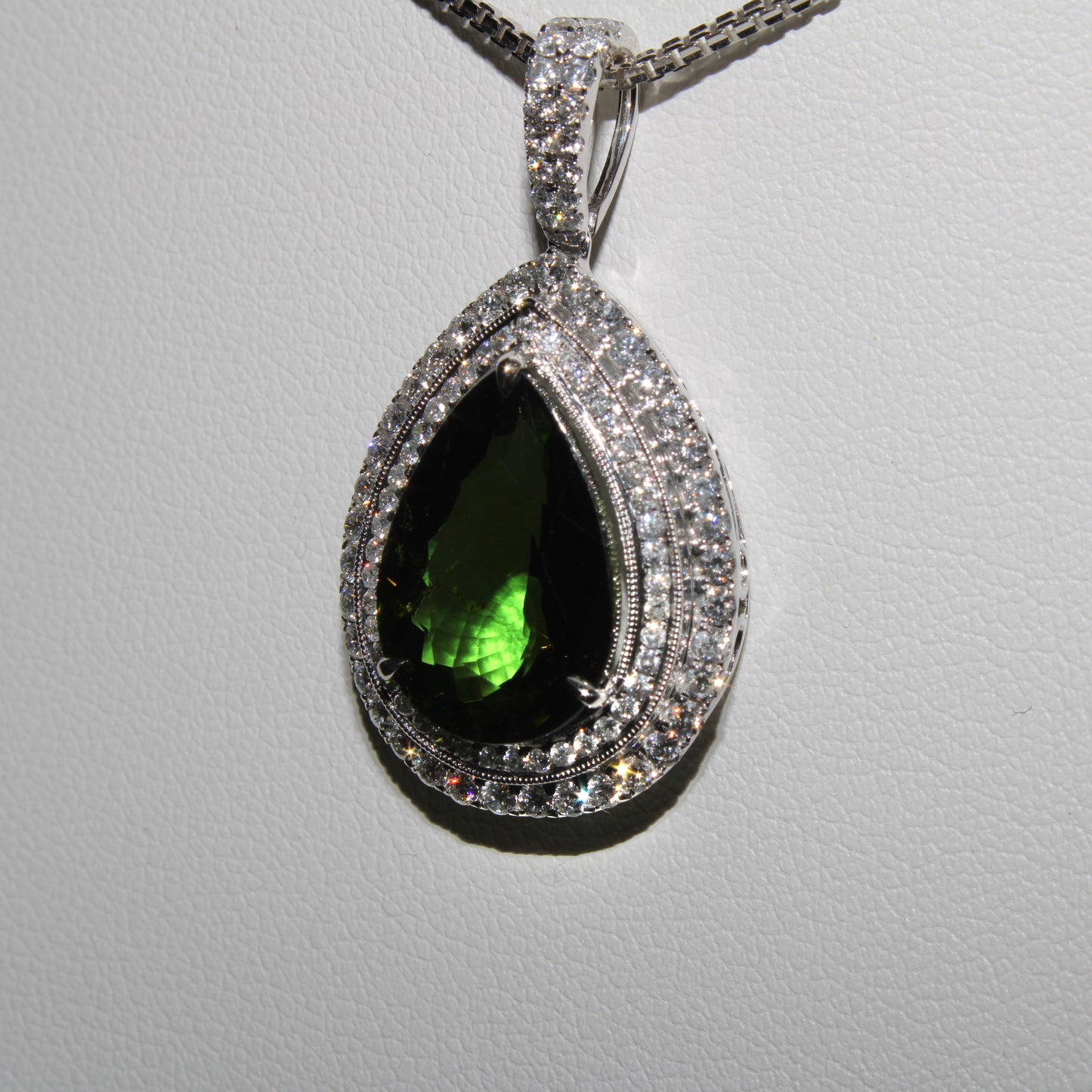 Green Tourmaline Pendant