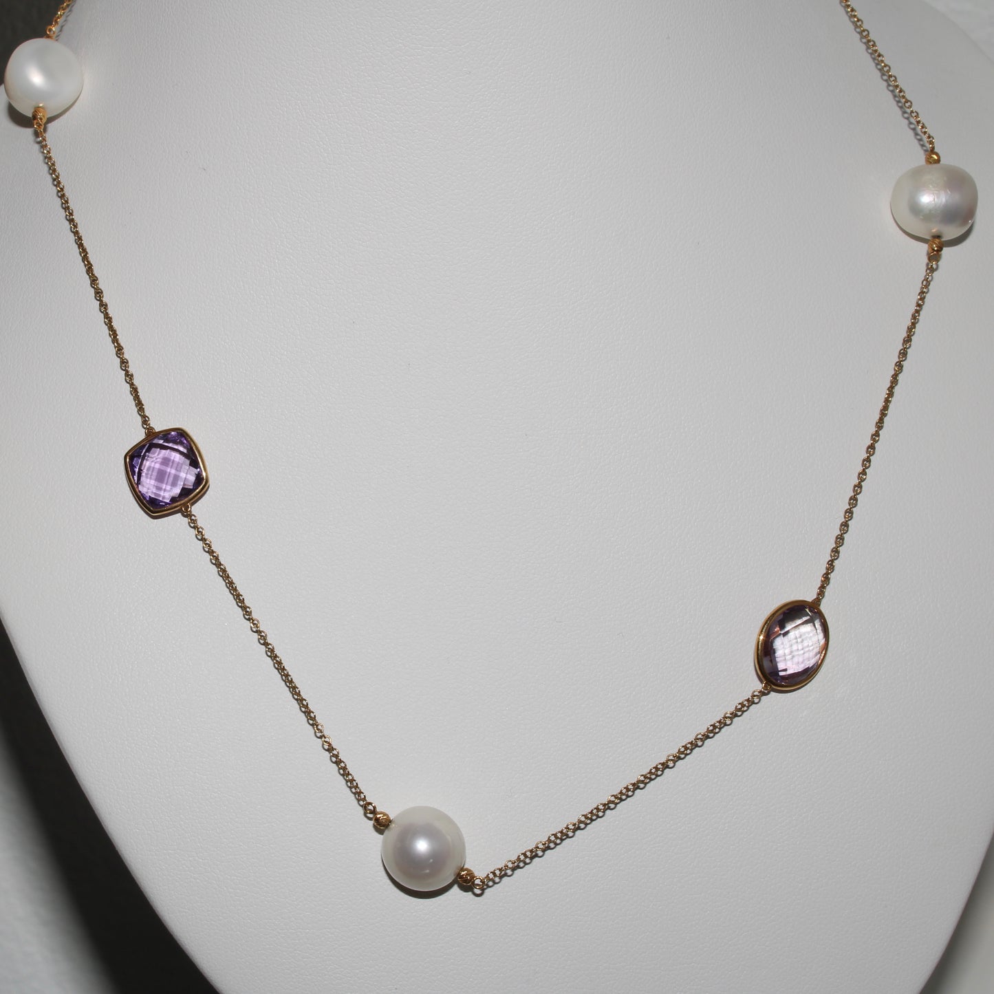 Pearl and Amethyst Necklace