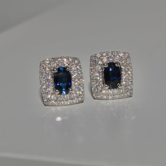 Sapphire Stud Earrings